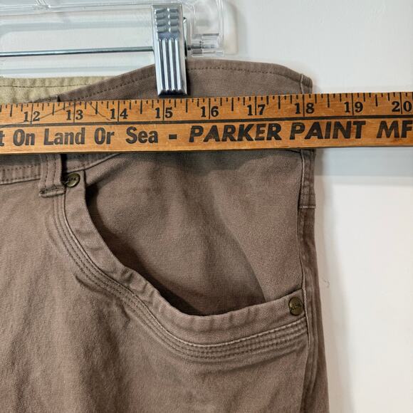 Kuhl Men's Kanvus Jean Chino Pant Tan Khaki Brown Stretch Straight Leg 36 x 34 - Picture 9 of 11